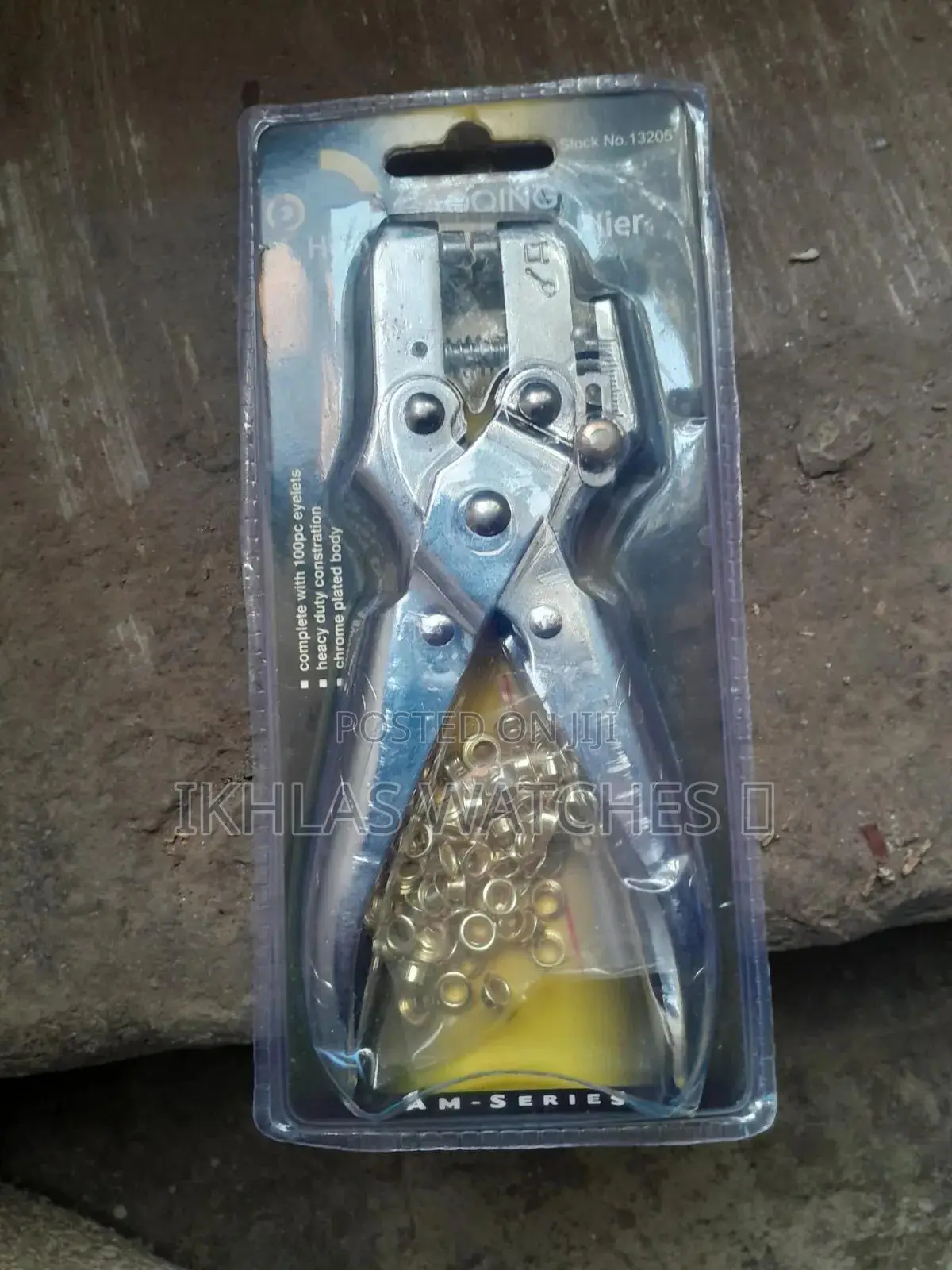Paper Bag መብሻ መጨፍለቂያ እና ካምሱር Heavy Duty Eyelet Plier