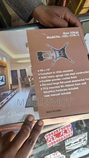 Flexible and Fixed Wall Mount (ቲቪ መስቀያ)