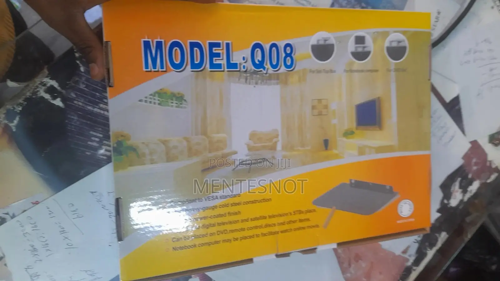 Tv Riciver Mount (ለሪሲቨር , ለላፕቶፕ , ለ ፕሌስቴሽን መስቀያ