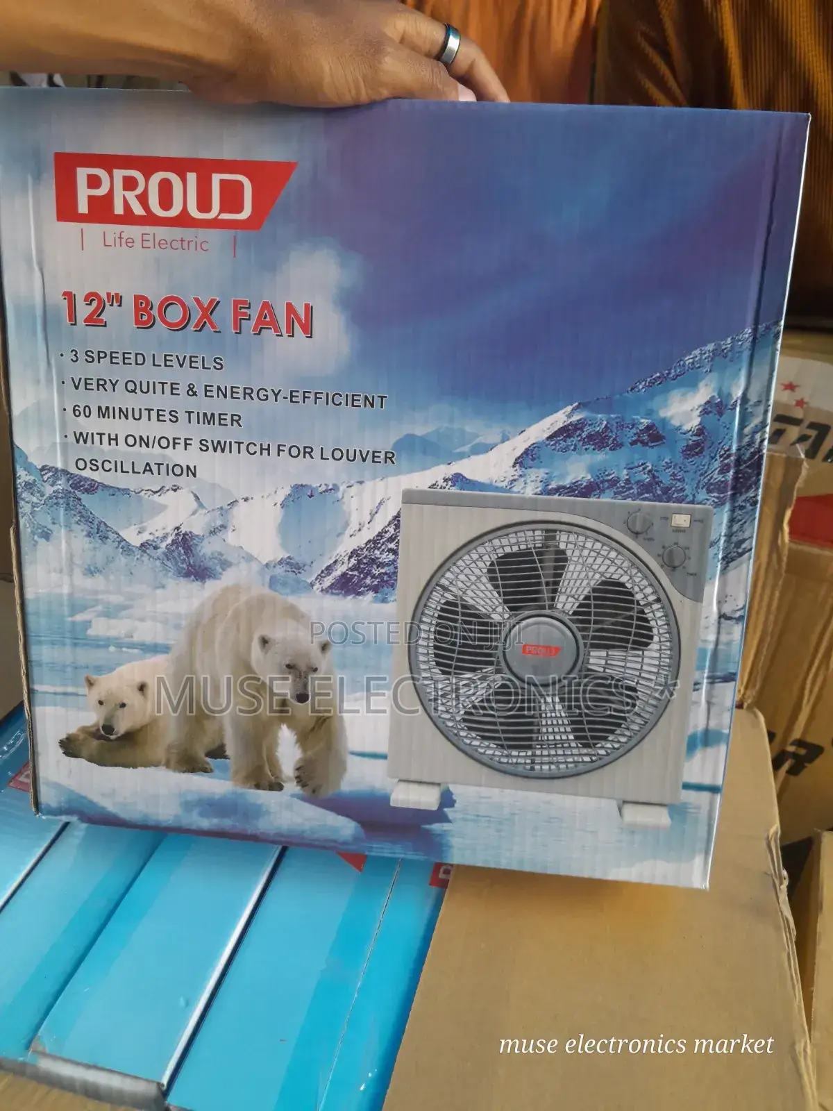 Universal Royal 12" Box Fan
