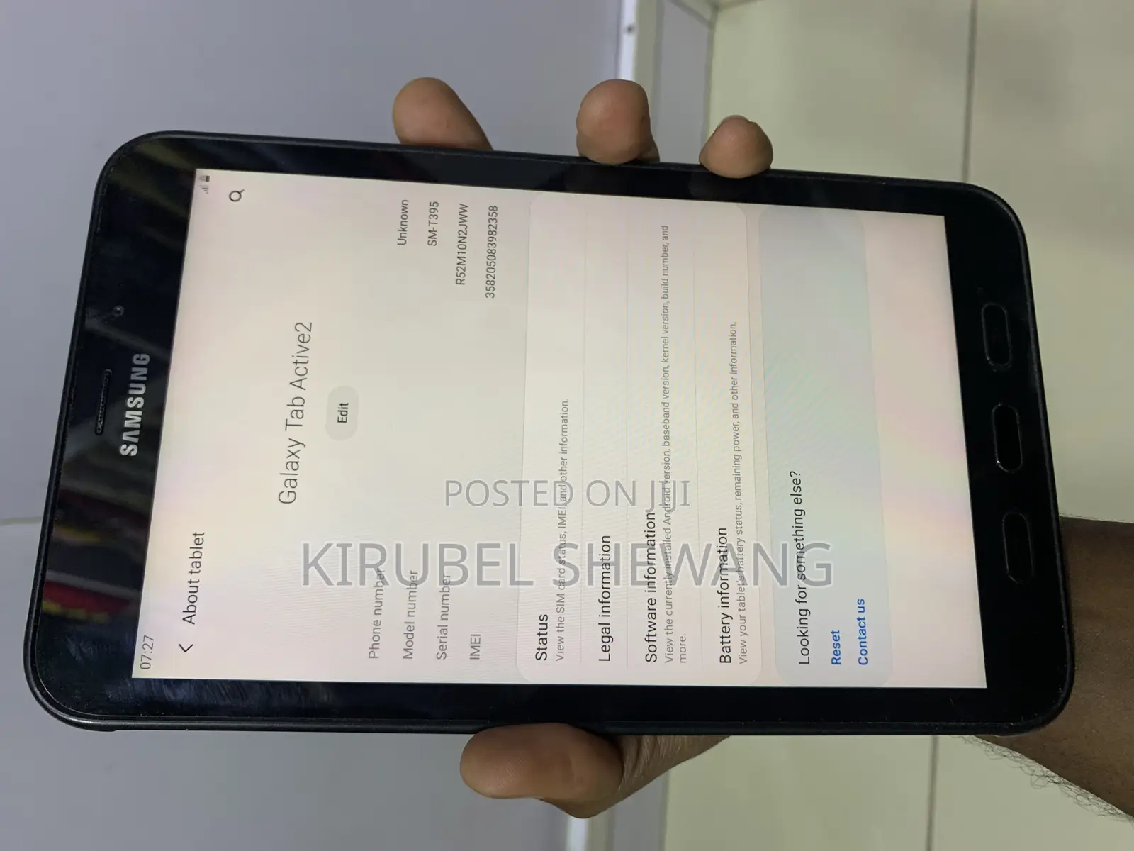 Samsung Galaxy Tab Active 2 16 GB Black