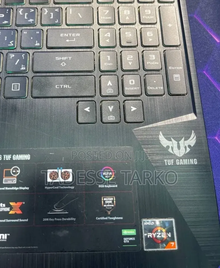New Laptop Asus TUF Gaming A15 16GB AMD Ryzen 7 SSD 512GB