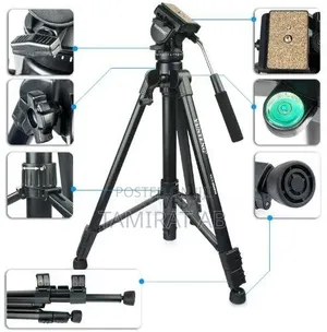Yunteng VCT-880 Fluid Head Tripod for Photography Videography Cameras