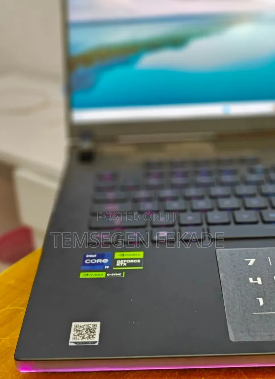 New Laptop Asus ROG Strix G15 16GB Intel Core i9 SSD 1T