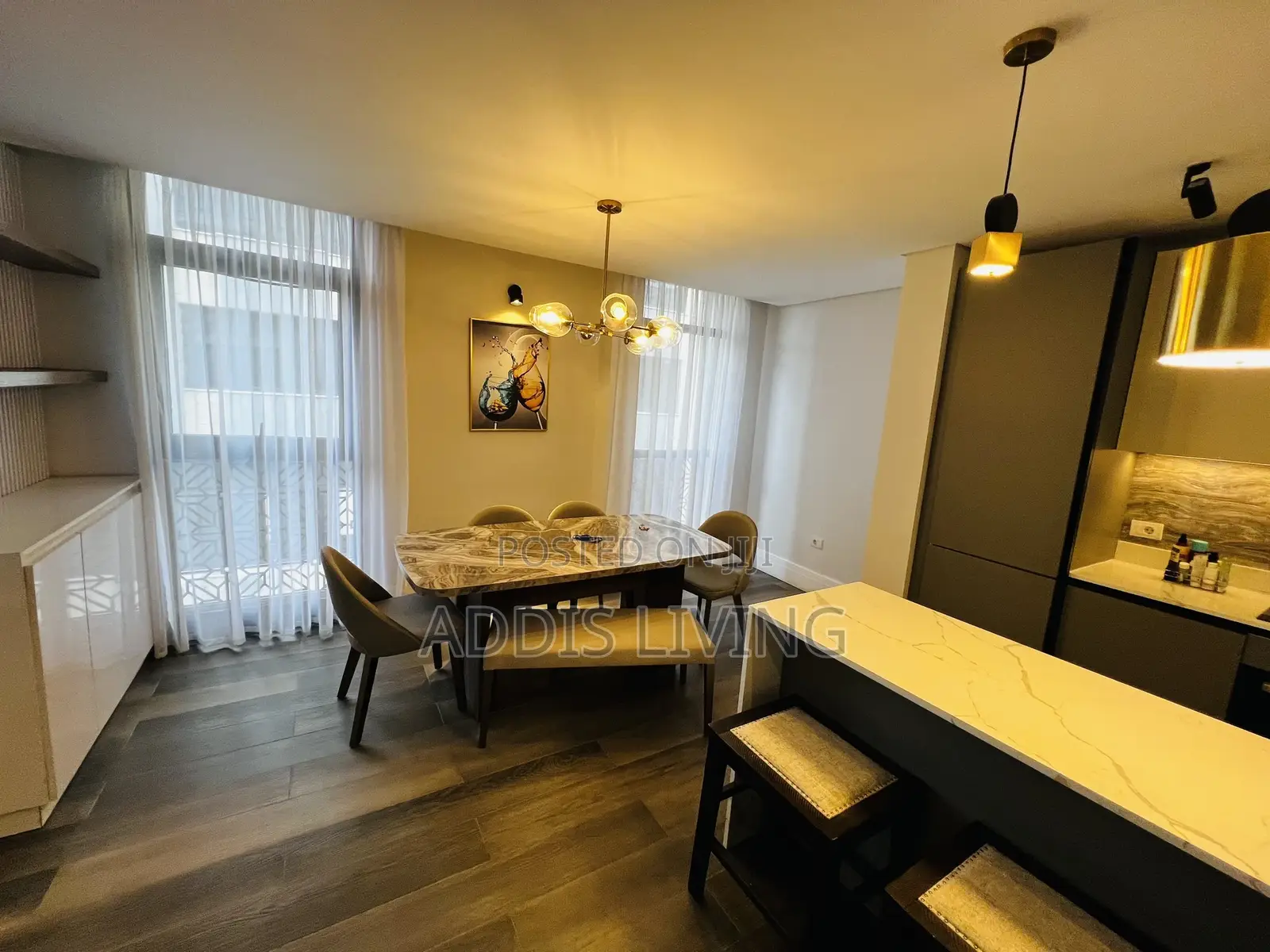 Furnished 2bdrm Apartment in Bole for rent