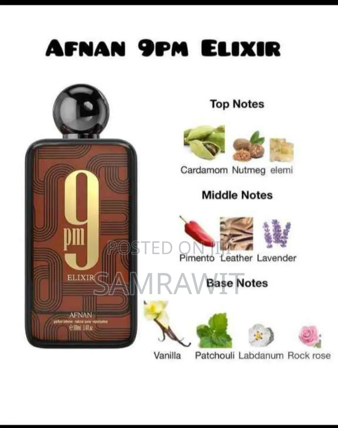 Afnan 9pm Elixir – 100ml Parfum Intense