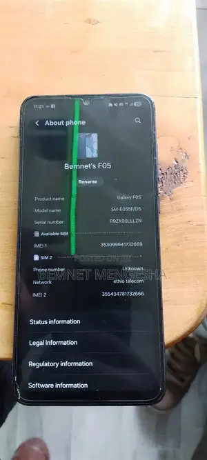 Samsung Galaxy F05 64 GB Blue