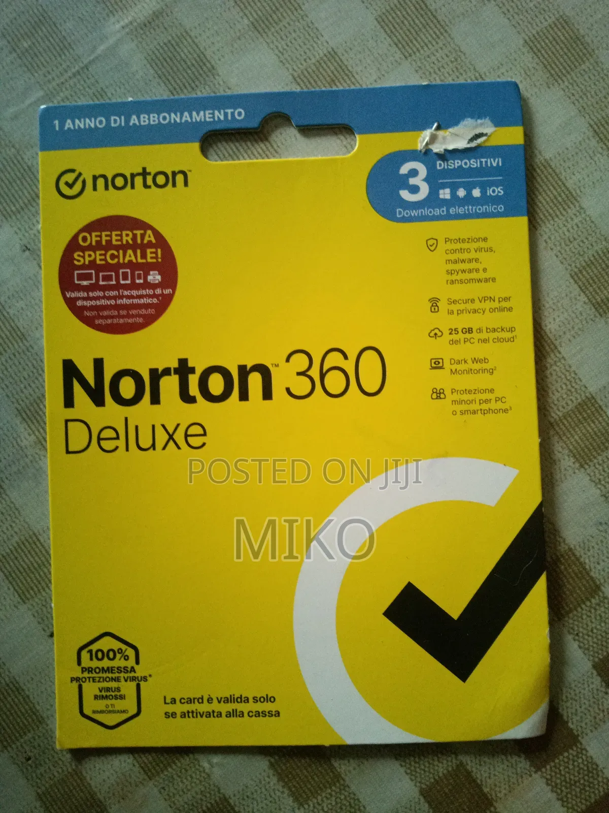 Norton 360 Deluxe Antivirus - 1 Year / 3 Devices (Original Box)