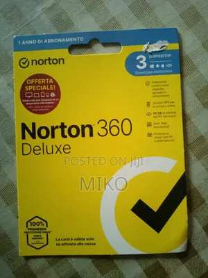 Norton 360 Deluxe Antivirus - 1 Year / 3 Devices (Original Box)