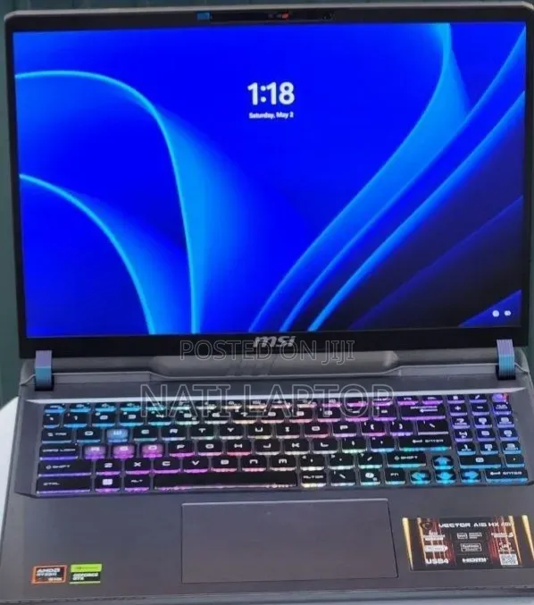 New Laptop MSI Vector 16 HX AI A2XWIG 16GB AMD Ryzen 9 SSD 1T