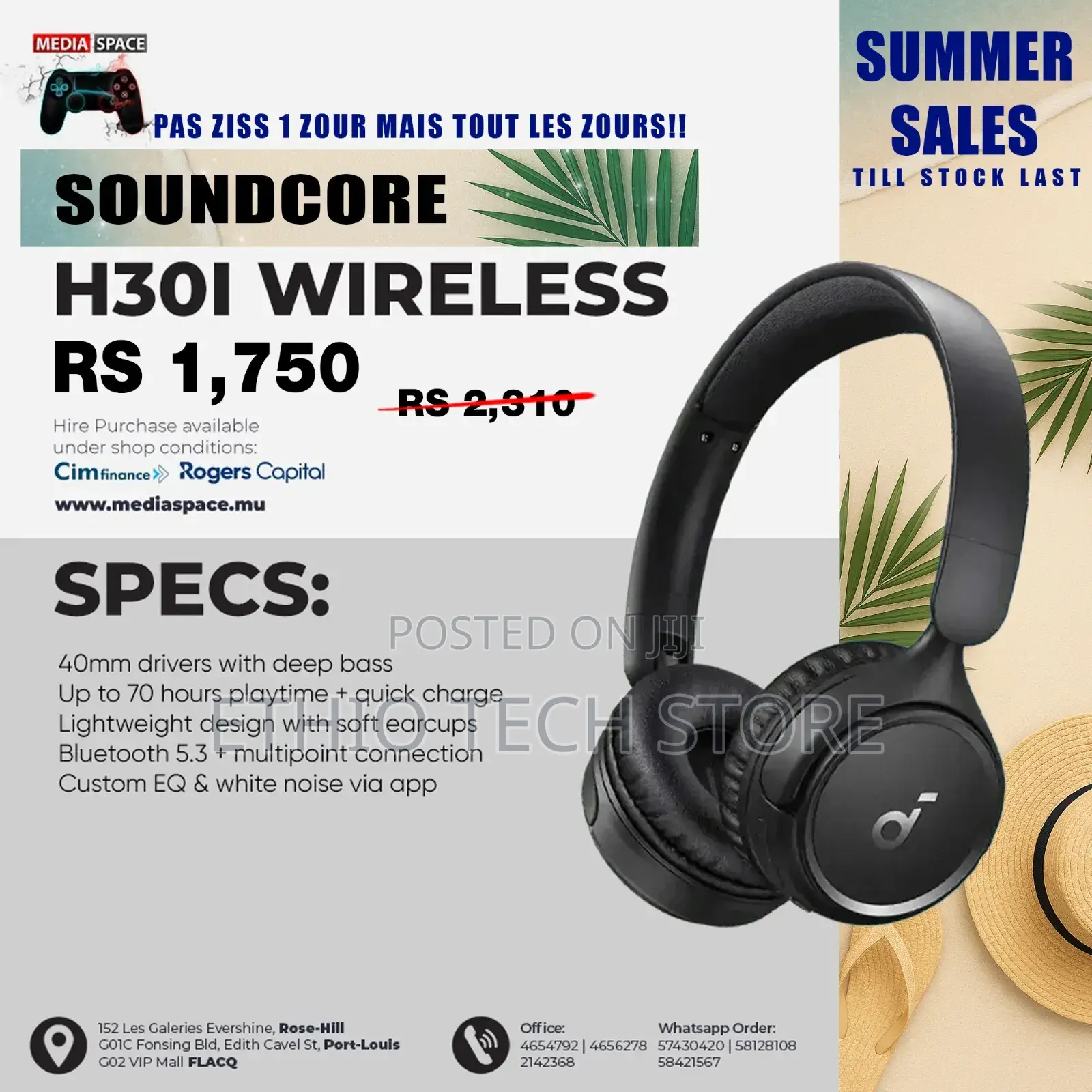 Soundcore H30i Headset