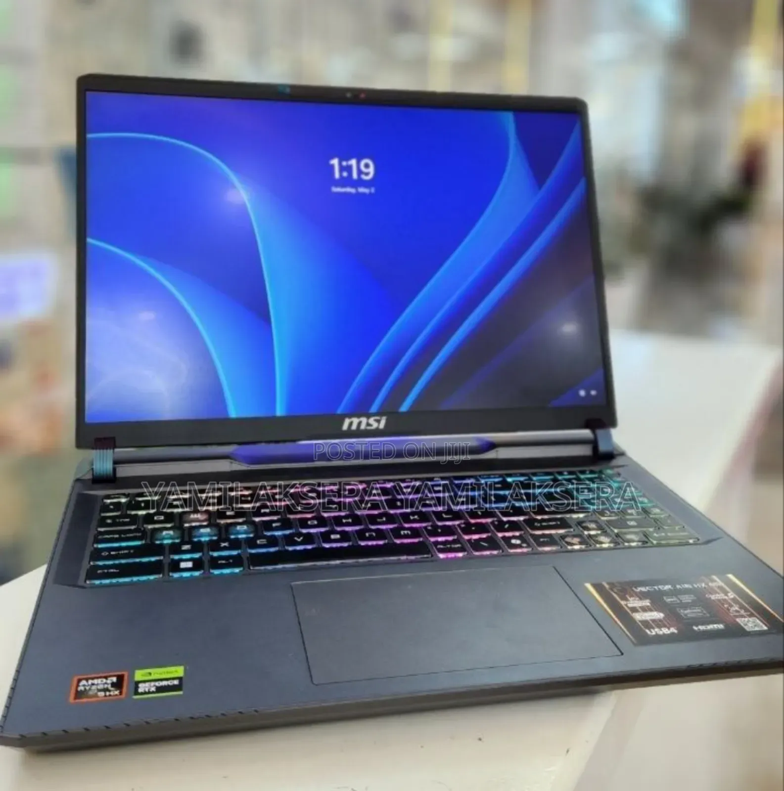 New Laptop MSI Vector 16 HX AI A2XWIG 16GB Intel Core i7 SSD 1T
