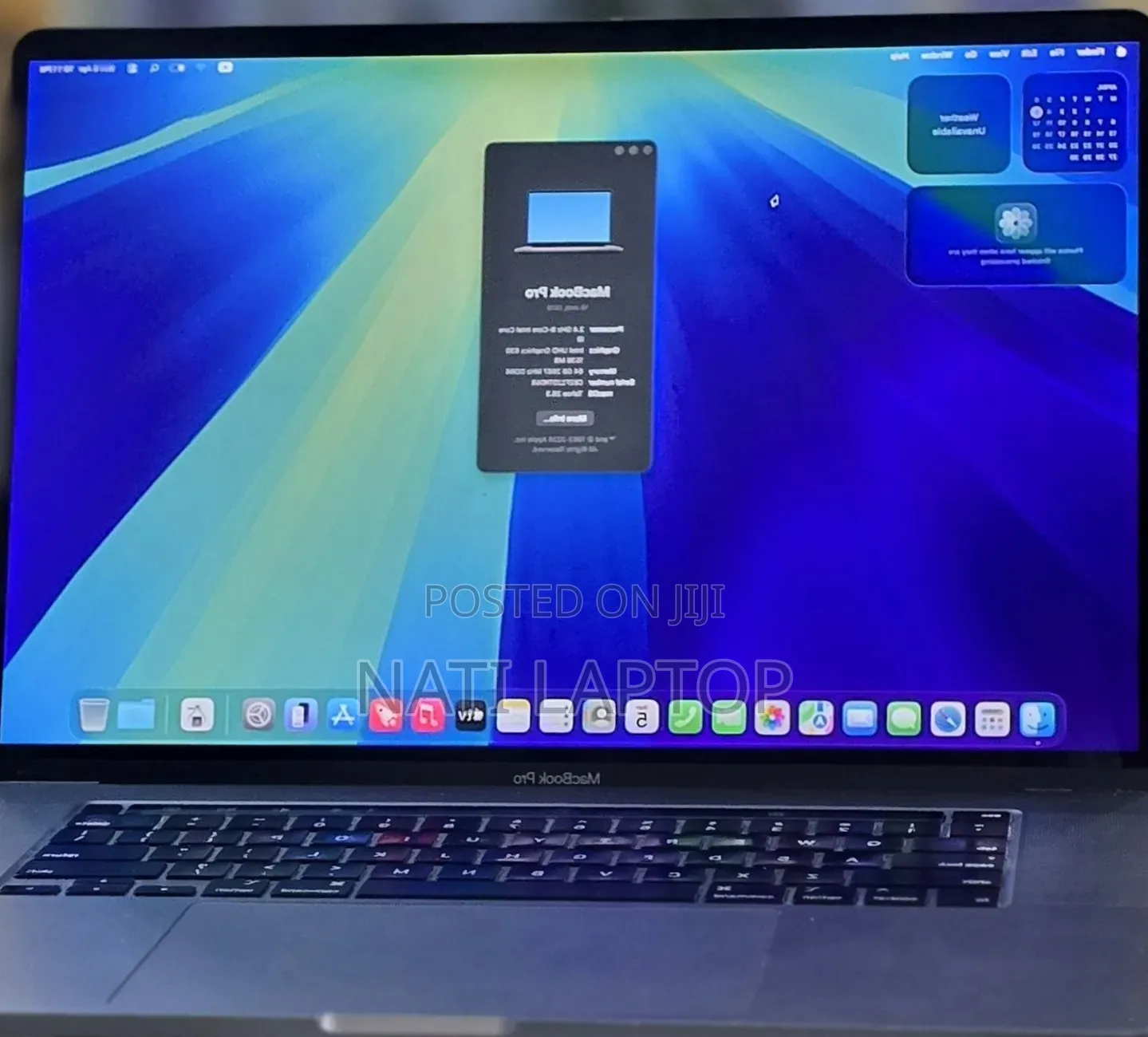 New Laptop Apple MacBook Pro 2019 64GB Intel Core i9 SSD 512GB