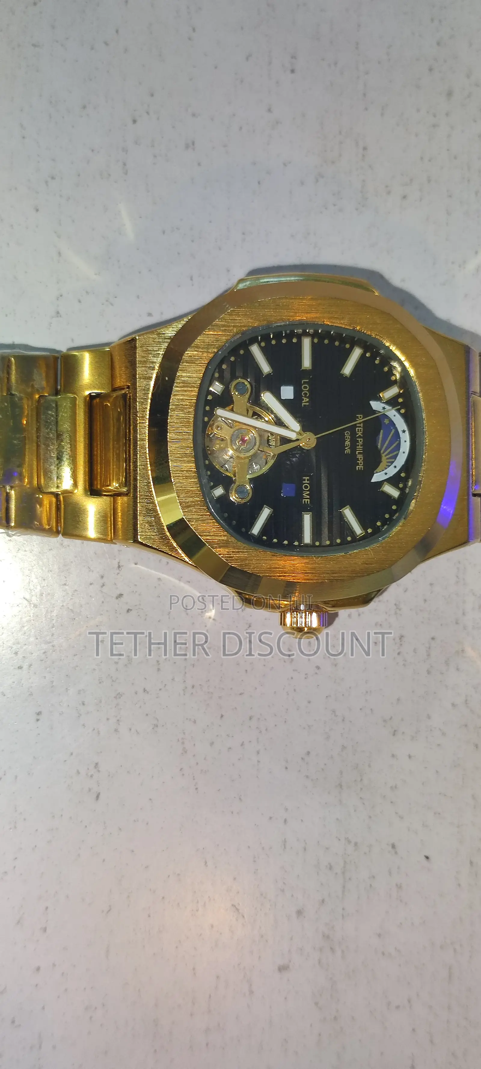 Potek Philippe Watch Gold Automatic