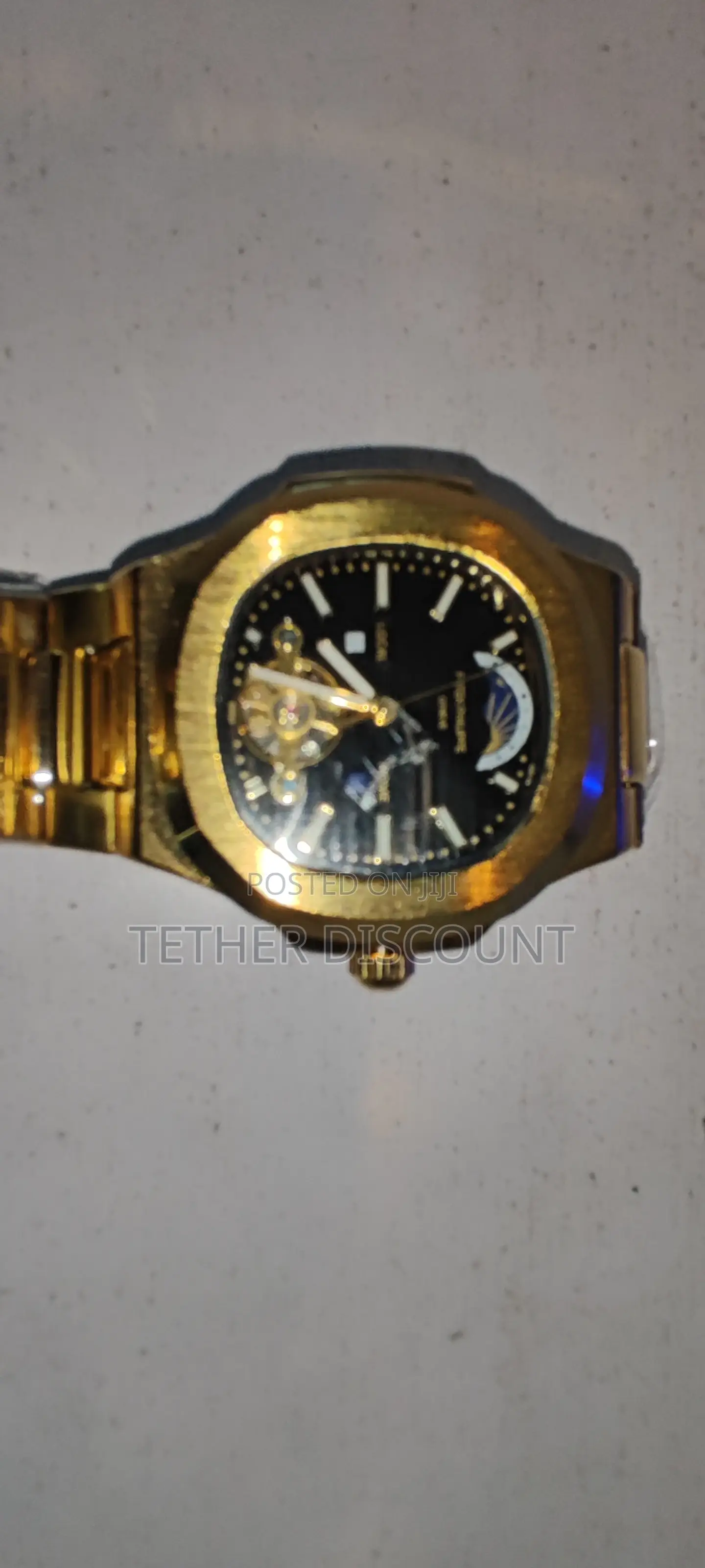 Potek Philippe Watch Gold Automatic