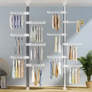 Telescopic Clothes Rack (ዘመናዊ የልብስ መስቀያ)