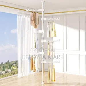 Telescopic Clothes Rack (ዘመናዊ የልብስ መስቀያ)