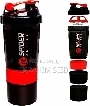 Spider Protein Shaker Bottle Multi-purpose Gym Water Bottle