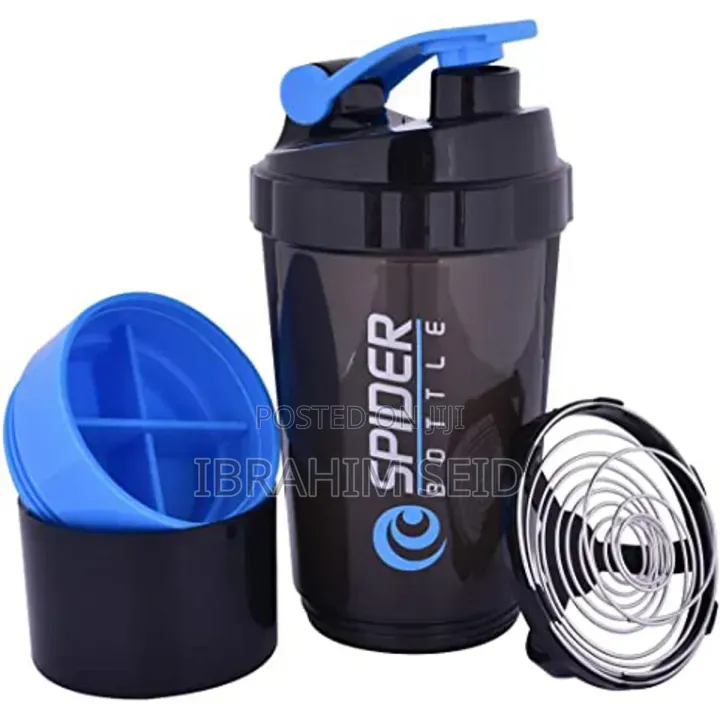 Spider Protein Shaker Bottle Multi-purpose Gym Water Bottle