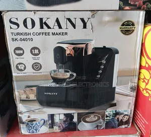 ​Sokany Turkish Coffee Maker - 700w High Power, 1.0l Water Tank