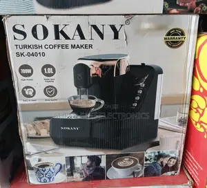 ​Sokany Turkish Coffee Maker - 700w High Power, 1.0l Water Tank