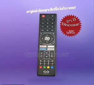 Original Classpro Netflix Youtube Lcd Tv Remote Control ሪሞ ት