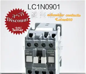 - Schneider Contactor 1pcs አ ዲ ስ የኤሌክትሮማግኔቲክ ማብሪያና ማጥፊያ Lc1n0910