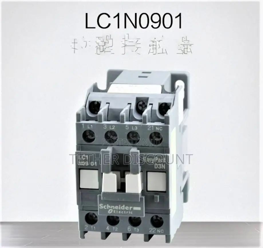 - Schneider Contactor 1pcs አ ዲ ስ የኤሌክትሮማግኔቲክ ማብሪያና ማጥፊያ Lc1n0910