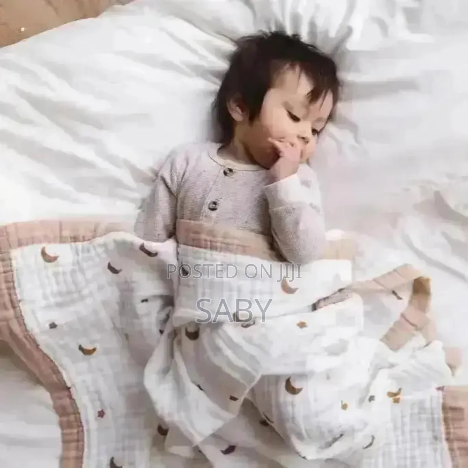 4-Layer Cotton Muslin Baby Blanket