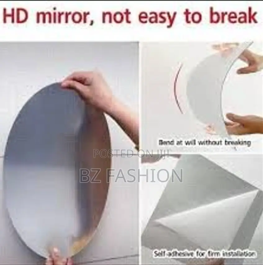 Plastic Mirror or Wall Sticker