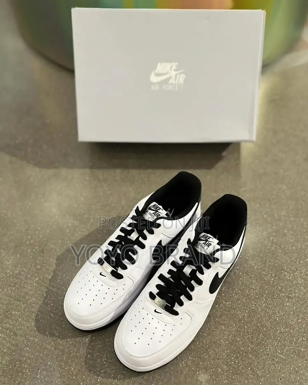 Nike Air Force 1 ’07 Low White/Black Unisex Fashion Sneaker