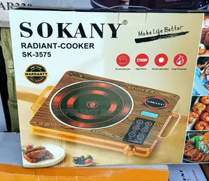Sokany Radiant Cooker - 2200w Wood-Grain Infrared Burner