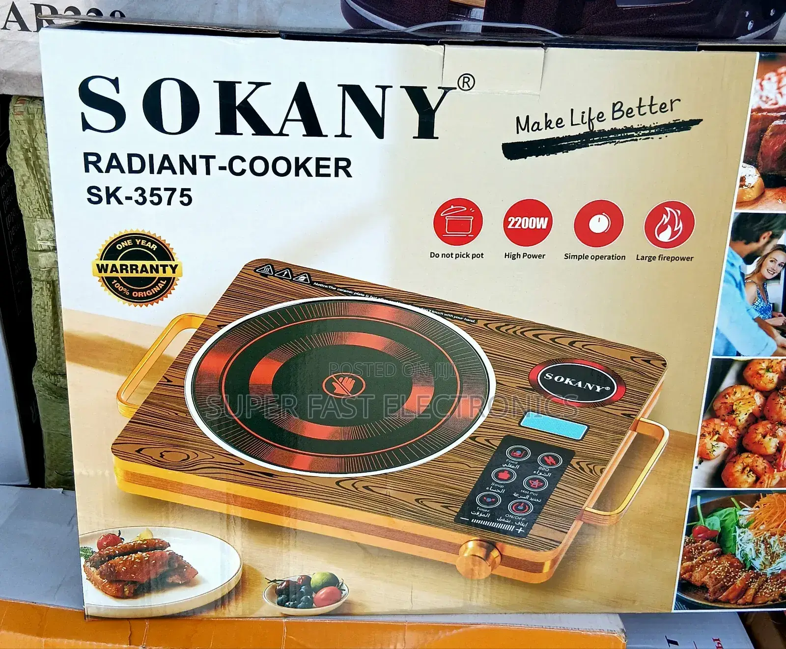 Sokany Radiant Cooker, a High-Performance Electric