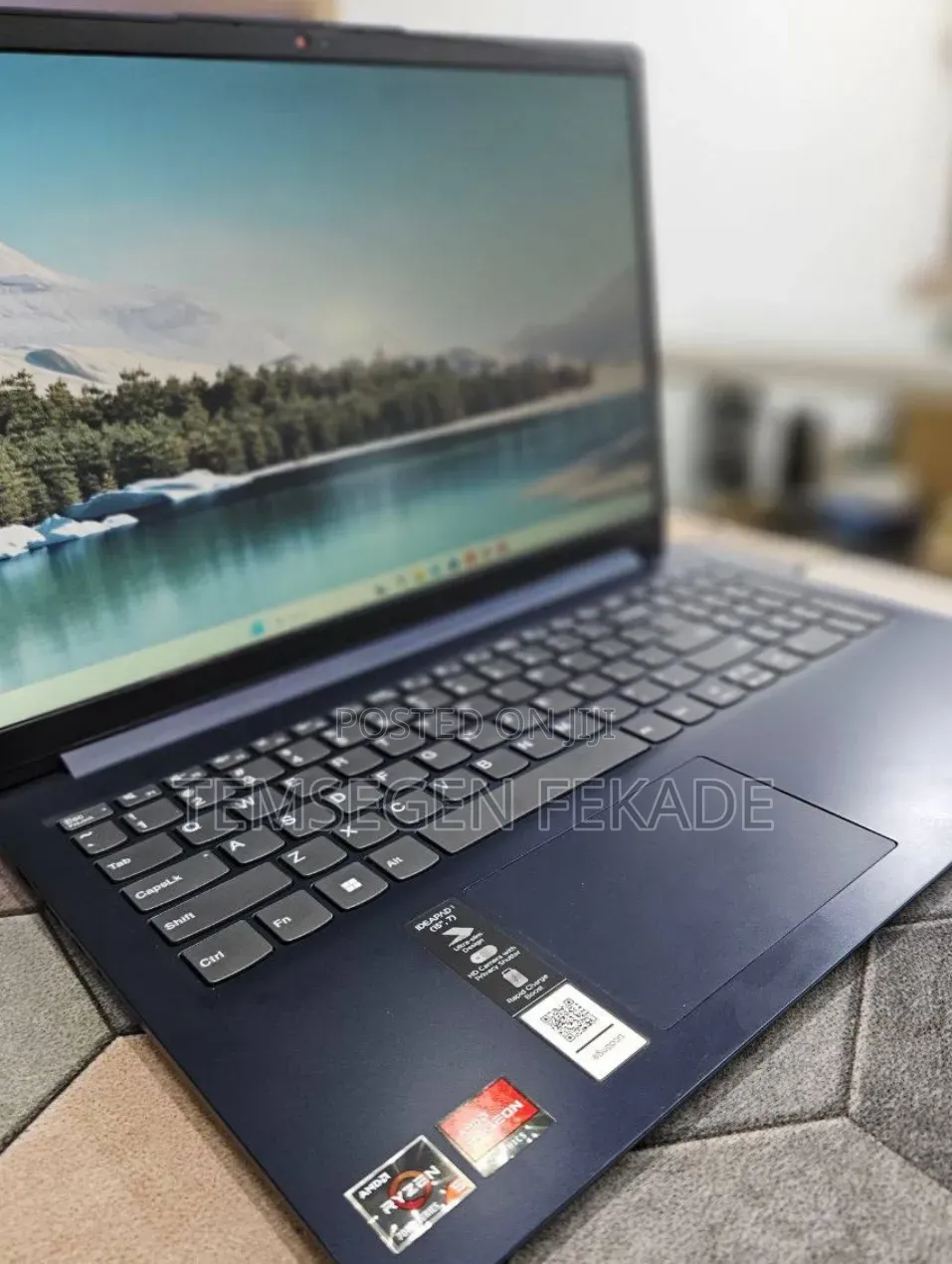 New Laptop Lenovo Ideapad 3 8GB AMD Ryzen 7 SSD 512GB