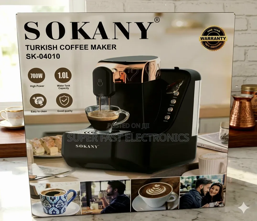 Sokany Automatic Turkish Coffee Maker - 700w