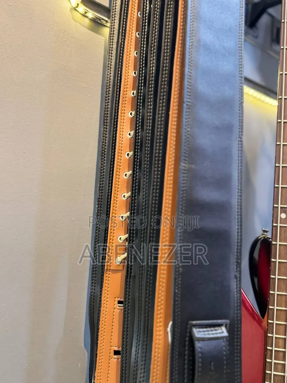 Leather Guitar Strap Belt
