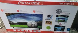 Emingtek 65'' New 2025 Smart Tv 10 Year Warranty_free Delivery