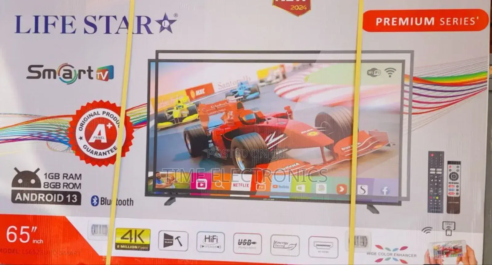 Life Star 65'' New 2026 Tv Android 5 Year Warranty_free Delivery