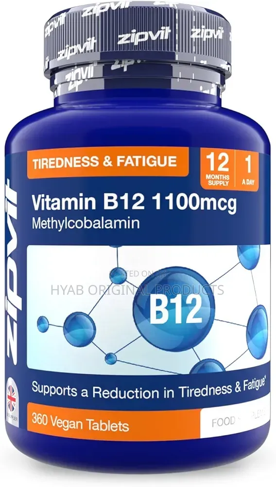 B12 Pure Methylcobalamin , 360 Vegan Tablets