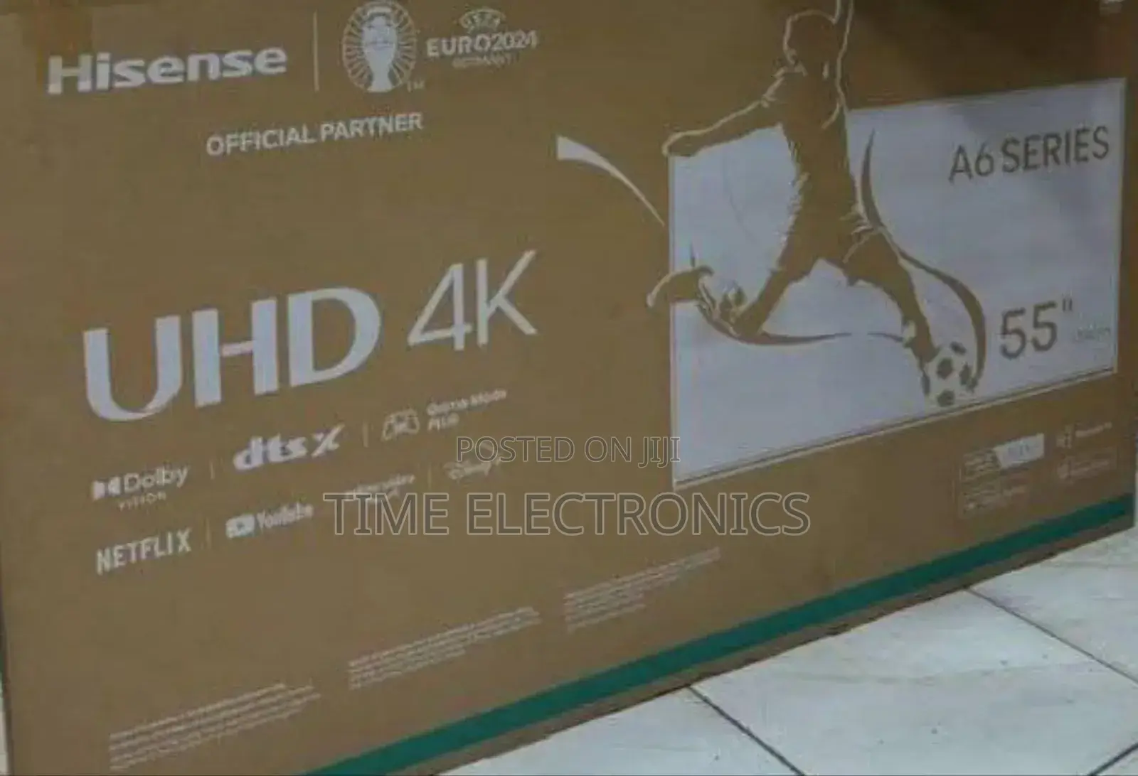 Hisence 55'' A6 Series Uhd New 2024 Smart Tv 5 Year Warranty