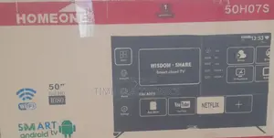 Home One 50'' New 2025 Smart Tv 10 Year Warranty_free Delivery