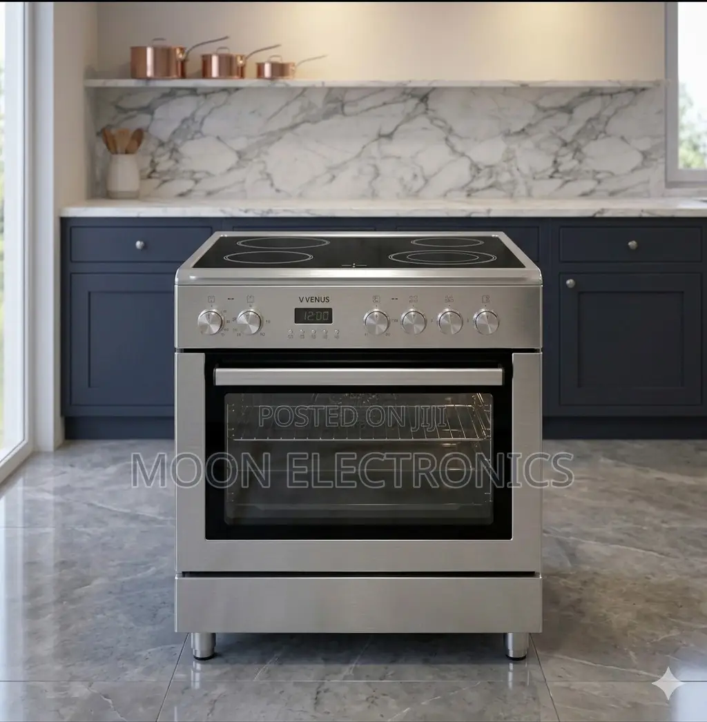 Venus 4-Burner Electric Oven | Stainless Steel | Premium Cooker