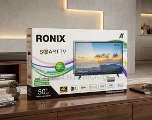 Ronix Tv 50" Smart Android Tv – Double Glass | Android 15.0 | Uhd