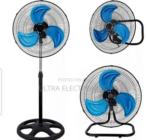 Floor Fan Industrial Pedestal Fan Designed to Be Used as a Stand