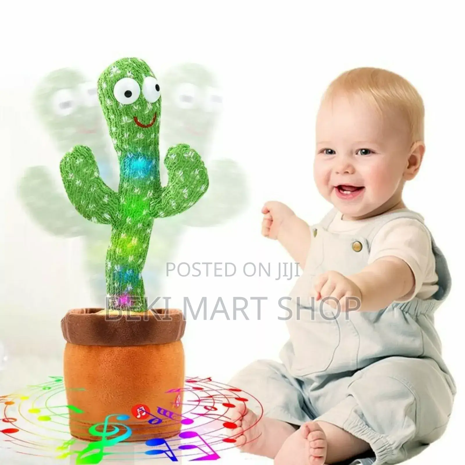 የልጆች መጫወቻ አሻንጉሊት Dancing Talking Cactus Toys With Music Led Light