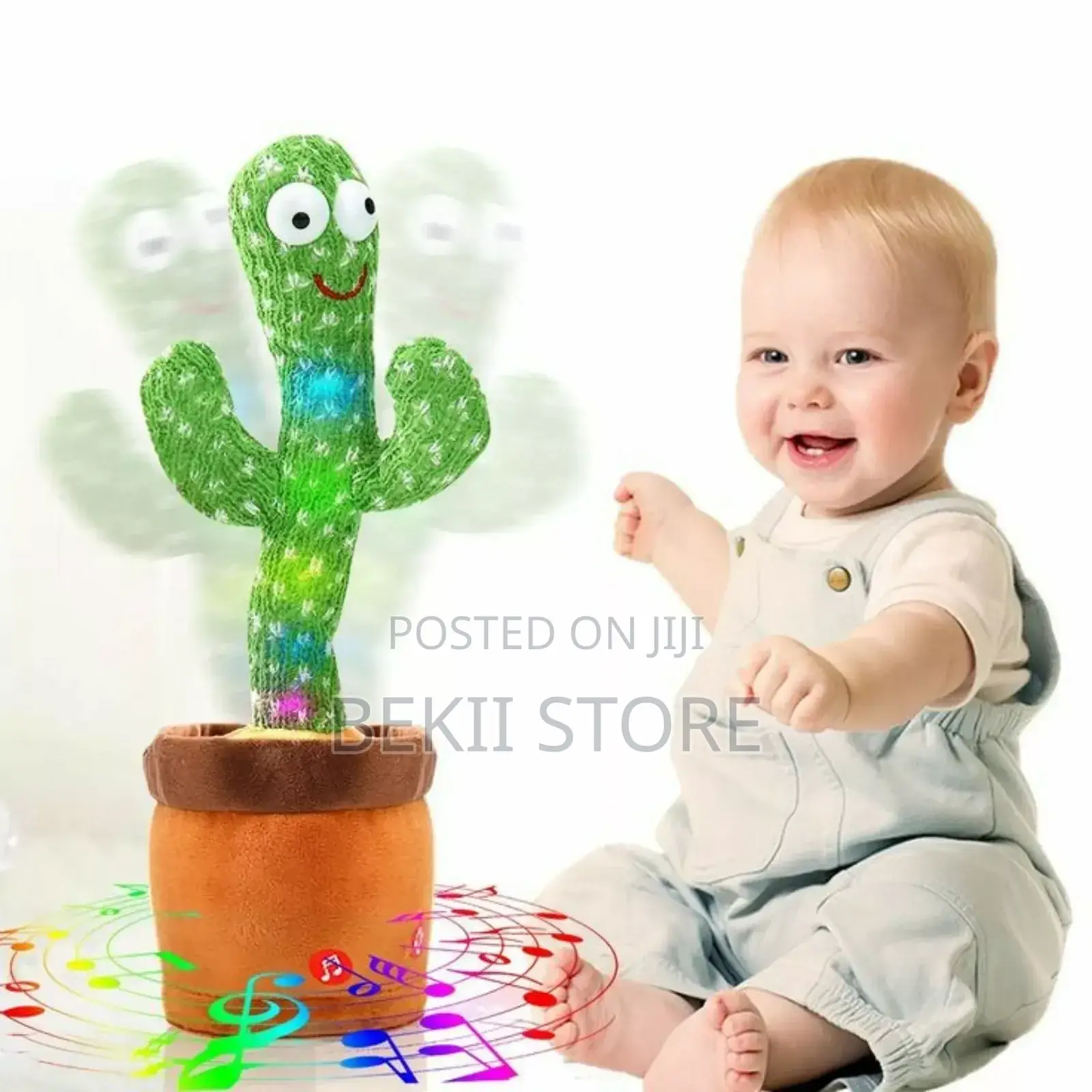 የልጆች መጫወቻ አሻንጉሊት Dancing Talking Cactus Toys With Music Led Light