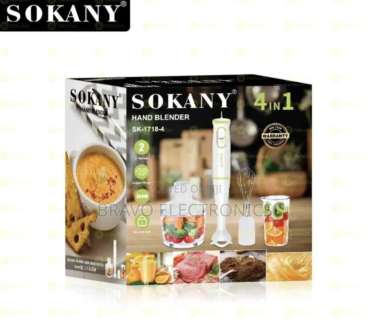 Sokany 4 in 1 Hand Blender Electric Mixer