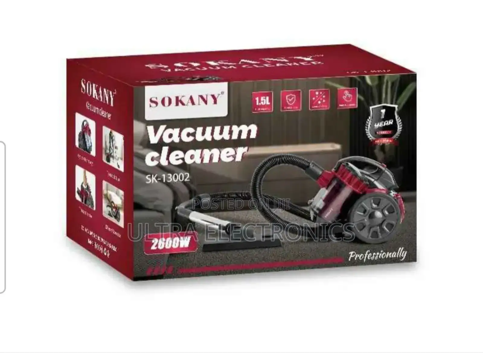 Sokany Sk-13002 Vacuum Cleaner. Power: 2600w Motor