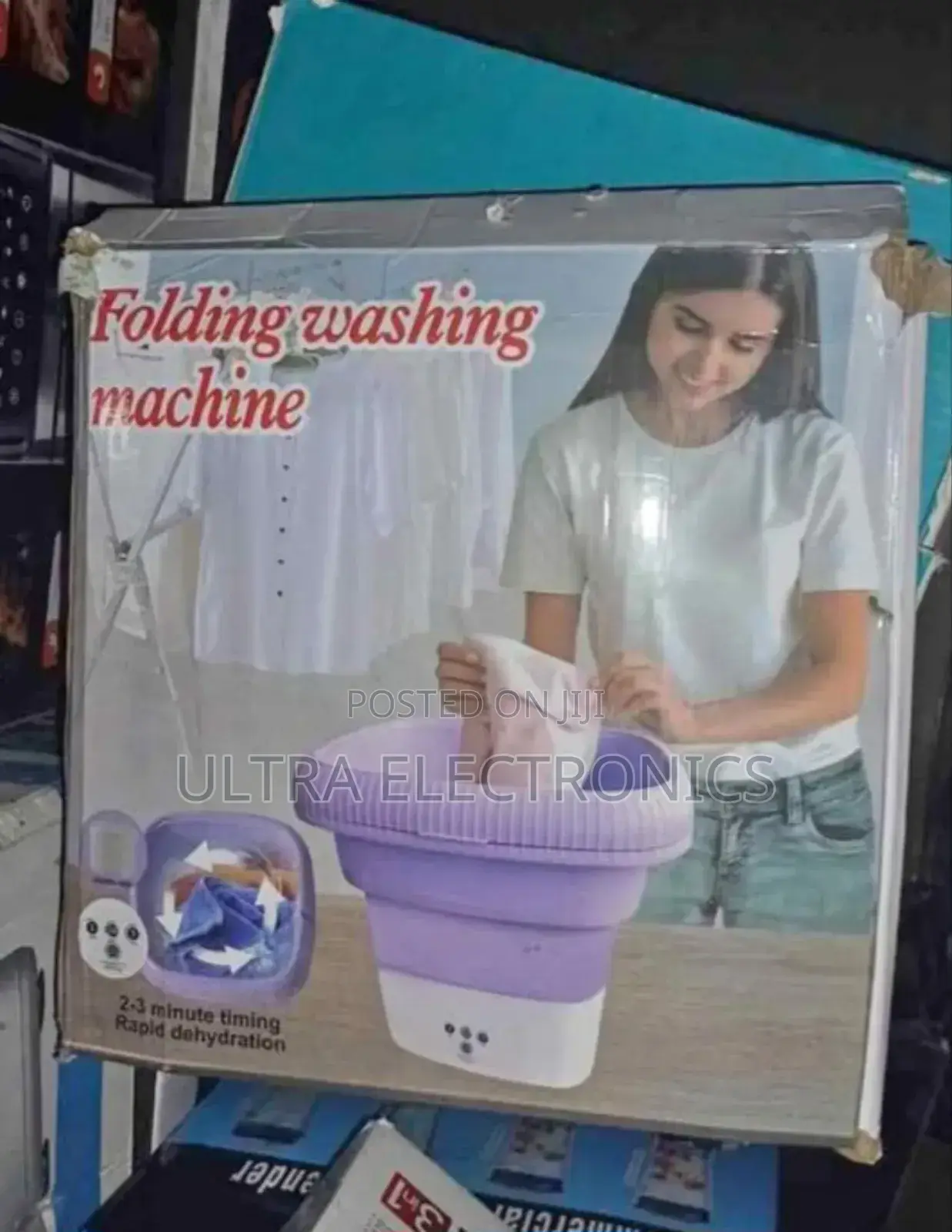 Foldable Mini Washing Machine Designed For
