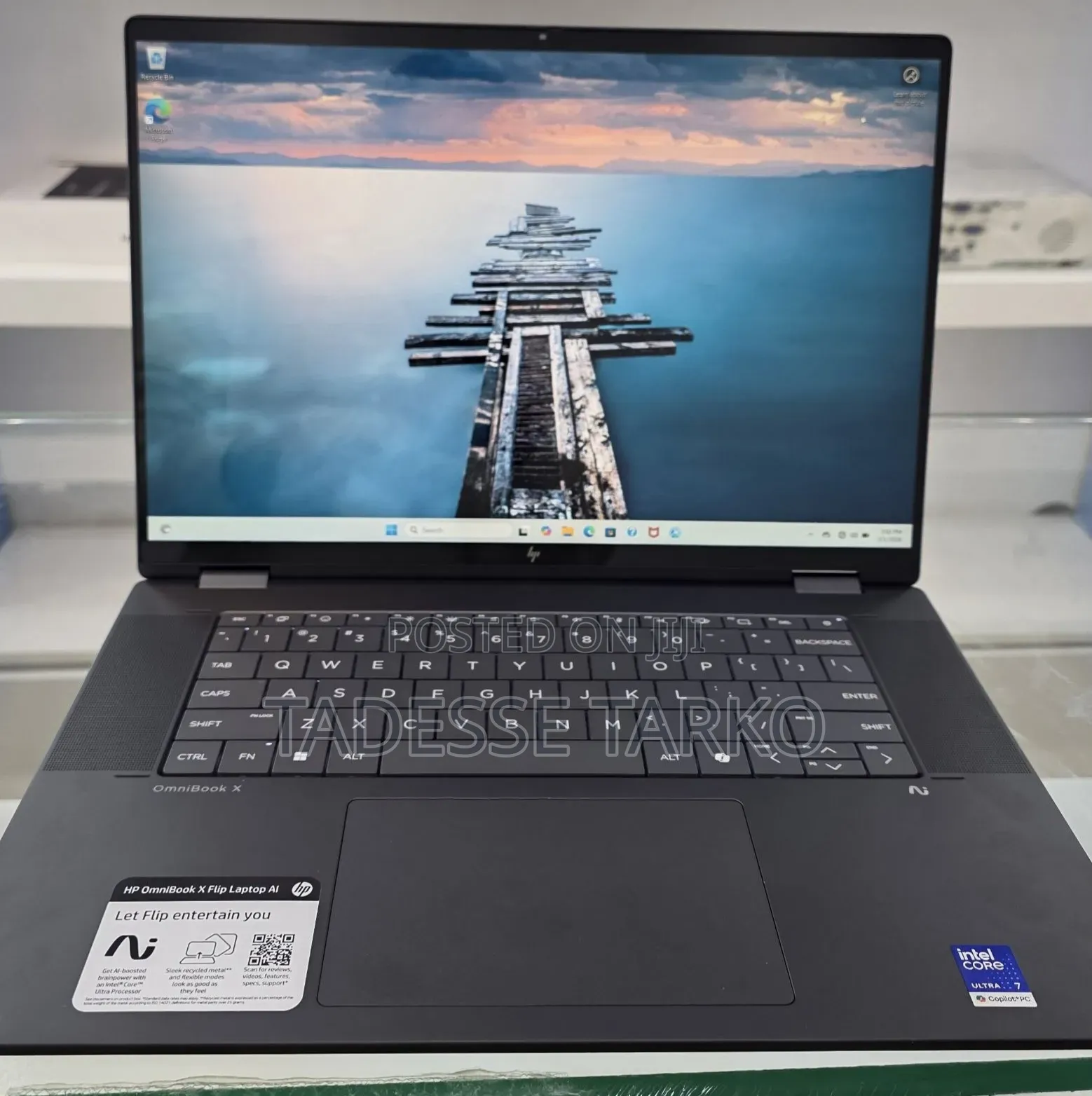 New Laptop HP OmniBook X Flip 16" 16GB Intel Core Ultra 7 SSD 1T